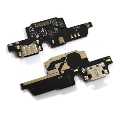 บอร์ดชาร์จพอร์ต USB 10PCS สําหรับ ZTE Blade X2 Max Z6400C USB Charging Dock Port Flex Cable อะไหล่ซ่อม
