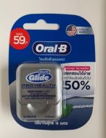 Oral-B Glide Pro-Health Deep Clean Fross Cool Mint Waxed 15m./40m. ไหมขัดฟัน ออรัล-บีไกลด์โปรเฮลธ์ ดีพ คลีน ฟลอส