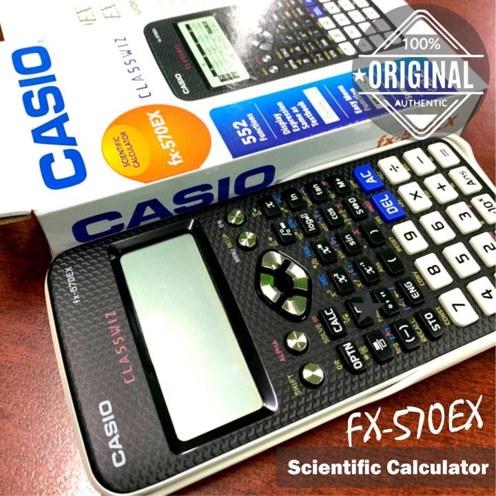 Casio Scientific Calculator Fx-570EX CLASSWIZ Saintifik Kalkulator ...