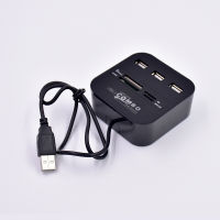 [COD]usb2.0 bo HUB ฮับ เรืองแสง 3 ปาก hub+ อ่าน แยก bo