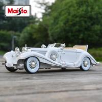 รถ1:18 Mercedes Benz 500K Typ แบบพิเศษรถโรดสเตอร์1936โมเดลรถของเล่นหล่อตายแบบคงที่