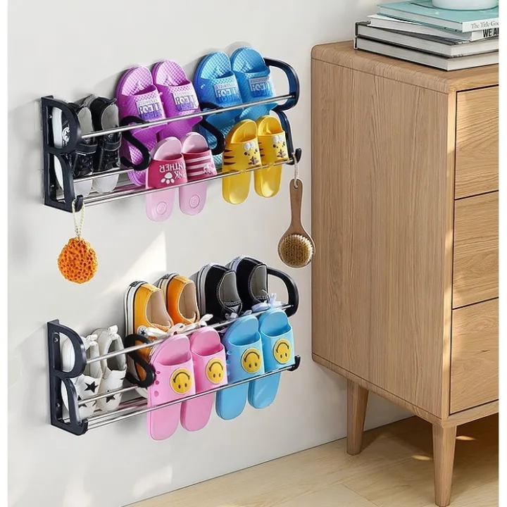 Wall Mounted Hanging Shoe Storage Rack Organizer | Lazada PH