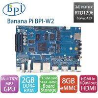 Banana Pi BPI-W2 Realtek RTD1296 Quad Core Processor Motherboard 2G DDR4 SDRAM 8G eMMC Flash Smart electronics Wifi Router Board