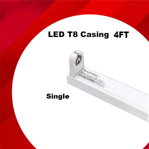 Ready Stock SLIM TYPE LED T8 CASING / LED Fluorescent tube light