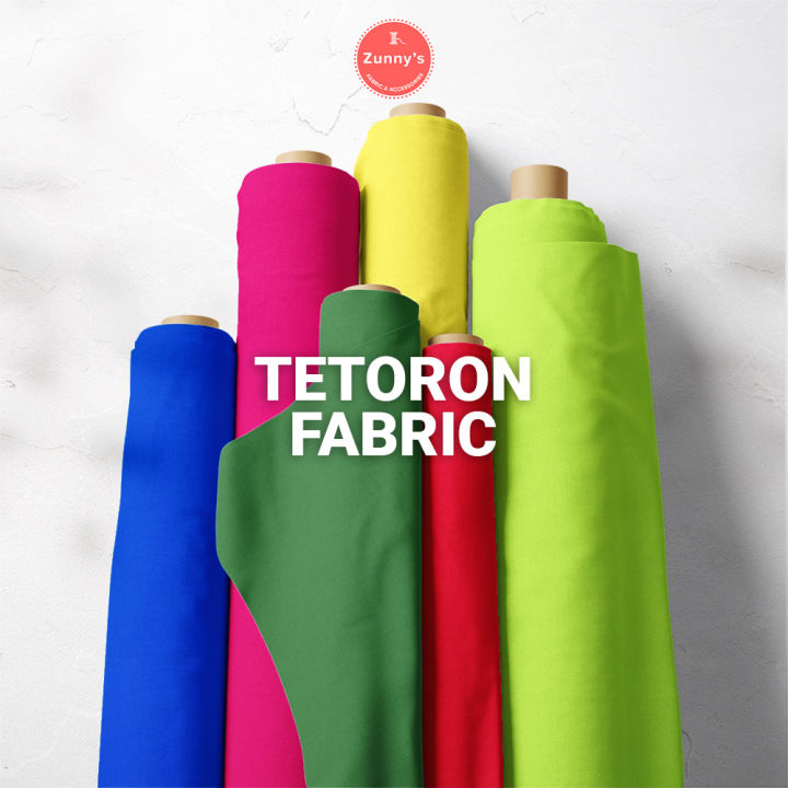 Tetoron White and Colored Fabric (TELA ONLY) | Lazada PH
