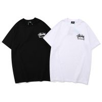 2023 FOR● American STUSSY stu west 2023 natsushio brand mens and womens short sleeve joker street loose cotton T-shirt lovers