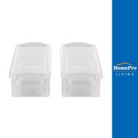 HomePro กล่องหูล็อค  ซม. -12 10x22x6.8 ซม. สีขาว แบรนด์ STACKO