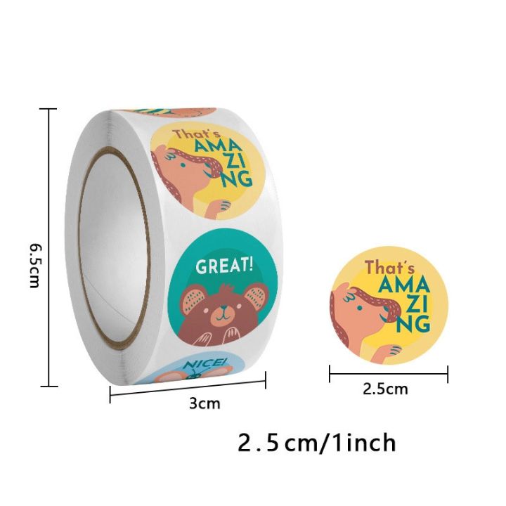 500pcs-roll-adhesive-coated-paper-for-kids-reward-seal-labels-diy-decoration-cartoon-pattern-good-job-sticker-self-adhesive