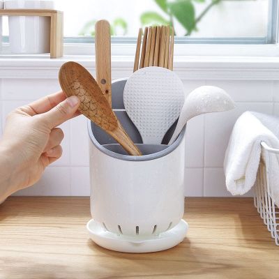 【CC】❄  Plastic Chopstick Household Storage Rack Tableware Drain Basket