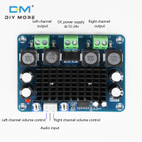 diymore บอร์ดเครื่องขยายเสียงดิจิตอล,กำลังสูง XH-A283บอร์ดเครื่องขยายเสียงพลังเสียง100WX2 DC12-24V บอร์ดถอดรหัสเสียงของแท้ TPA3116D2