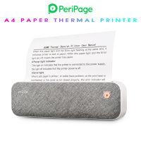 PeriPage เครื่องพิมพ์กระดาษ A4เครื่องพิมพ์ความร้อนบลูทูธไร้สายรองรับสมาร์ทโฟนมือถือเครื่องพิมพ์แอนดรอยด์ IOS พร้อมกระดาษ1ม้วน