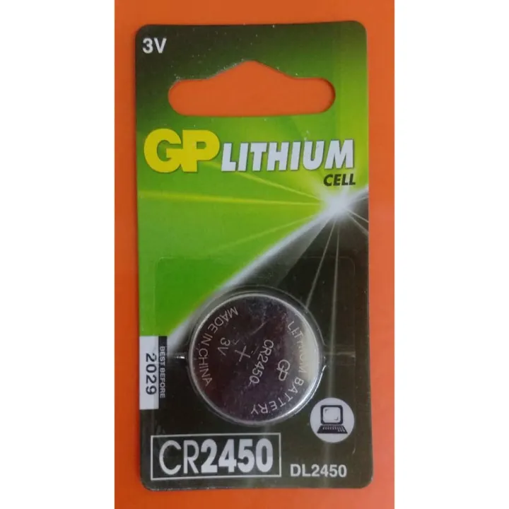 Battery GP Super Original LITHIUM (CR2450) GP Battery | Lazada