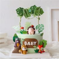 【CW】◈♦  Hedgehog Animals Birthday Cakes Baking Jungle Happy Baby Shower Dessert Decoratin