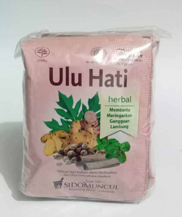 Jamu Ulu Hati Sidomuncul 100 Original Lazada Indonesia