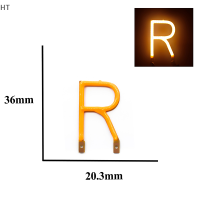 HT DC3V LED COB LED ตัวอักษรภาษาอังกฤษตกแต่งภายในงานแต่งงานอุปกรณ์เสริมแสงสว่าง DIY