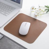 ✲❅ Solid Color Environmentally Leather Mouse Pad Waterproof Anti-slip Anion Mousepad Fashion Office Homeaccessories For Desk Set