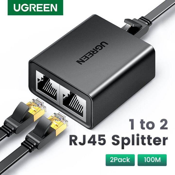 UGREEN RJ45 Splitter 1 to 2 Adapter Network Cable