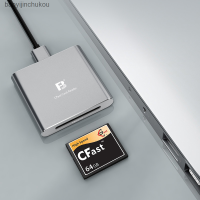 Fengbiao CFast 2.0เครื่องอ่านการ์ด USB3.0เมมโมรีการ์ดอ่านเมมโมรีการ์ด CF ความเร็วสูงเหมาะสำหรับ Nikon Sony Baoyijinchukou