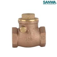 SANWA Swing Check Valve สวิงเช็ควาล์ว เช็ควาล์วทองเหลือง สำหรับงานประปา มีขนาด 1/2"-1 1/2"  Tools Station