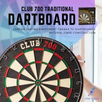 CANAVERAL Club 700 Traditional Dartboard ( กระดานปาเป้าแบบทั่วไป รุ่น Club 700 ) ปาเป้า Darts กระดานปาเป้า ปาเป้าลูกดอก ลูกดอก หางลูกดอก