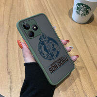 เคสโทรศัพท์พร้อมสำหรับ Realme นาร์โซ N53 C53 Realme อะนิเมะมีน้ำค้างแข็งโปร่งใสแข็งเคสใส่โทรศัพท์บอยแมนกันกระแทกปกหลังแบบเต็มเคสป้องกันกล้อง