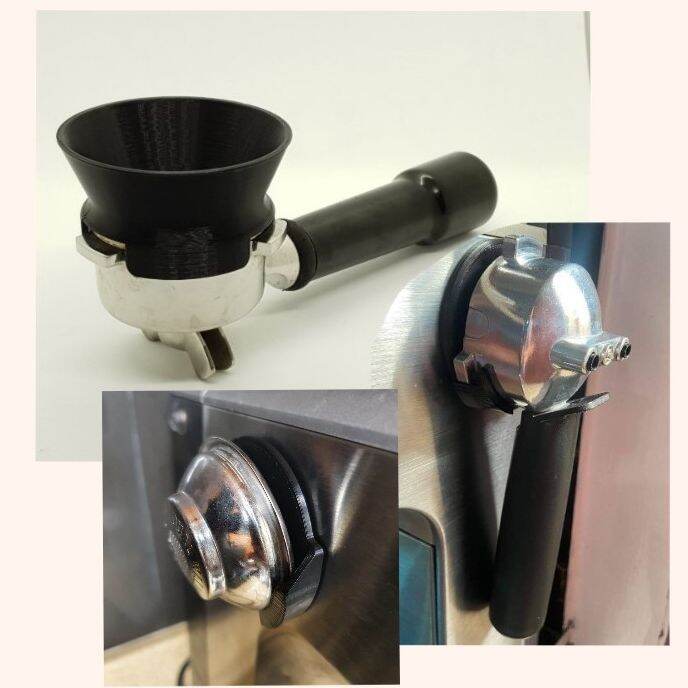 Lil's Universal 51mm 3 ears Portafilter dosing Funnel and Wall