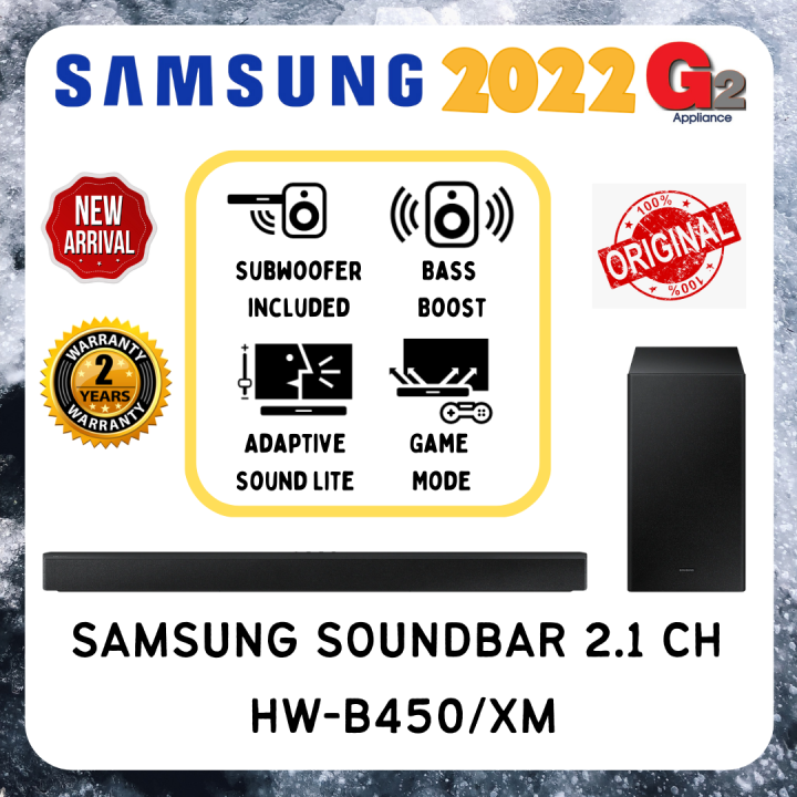Samsung (Ready Stock) Soundbar with Dolby Atmos and Wireless Subwoofer