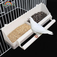 Twister.CK Birds Feeder Extended Large Capacity Food Box Pet Cage Feeding Water Box For Parrot Pigeon Mynah