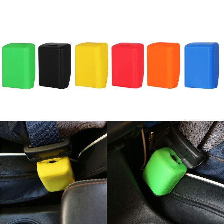 colorful-seat-belt-buckle-protective-cover-silicone-universal-car-safety-anti-scratch-dust-case-automobiles-interior-accessories