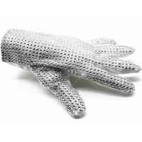 Handmade Classic MJ Michael Jackson Unique Collection Billie Jean Silver Perform Glove