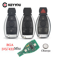 KEYYOU Smart Control Car Key Remote For Mercedes Benz Year 2000+ C E S Class Supports Original NECBGA 315433MHz 234 Buttons