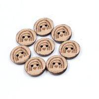 50pcs 20mm Animals Coconut Buttons Scrapbooking Sewing Button  Dog Koala Panda raibow Coconut Buttons Haberdashery