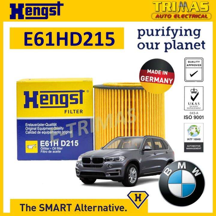 HENGST Oil Filter BMW X5 F15 F85 Engine N20 N55 20132018 Penapis