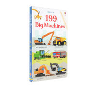 Original English Usborne 199 big machines 199 kinds of large machines hardcover childrens Enlightenment word learning picture book theme classification rich color Usborne