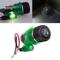 รถ10A 12V ที่จุดบุหรี่มาตรฐานยุโรปประกอบทั้งหมดด้วยแสง (สีส้ม)