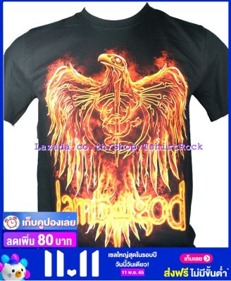 เสื้อวง LAMB OF GOD เสื้อยืดวงดนตรีร็อค เมทัล เสื้อร็อค  LOG1155 ส่งจาก กทม.