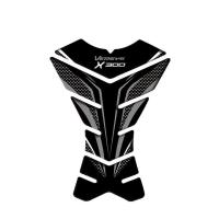 3D Tank Gas Cap Pad Filler Cover Fish bone Sticker Decals For KAWASAKI Versys-X300