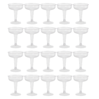 New Plastic Champagne Flutes Disposable - 80Pcs Clear Plastic Champagne Glasses for Parties Clear Plastic Cup