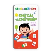 Thẻ Bé Học Toán và Bộ Thẻ Chữ Cái và Chữ Ghép - Dành cho trẻ 4 - 6 tuổi