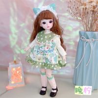 (Popular toys) 30เซนติเมตรความงามชุดตุ๊กตา18ที่สามารถเคลื่อนย้ายร่วม Bjd แต่งหน้าโลลิต้าสาวของเล่นสำหรับของขวัญวันเกิด