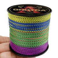 Ghotda 300M 4 Strands 10-80LB Speckle Braided Fishing Line PE Multilament Braid Lines Wire Smoother Floating Line