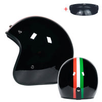 Open Face Motorcycle Helmet Retro Vintage Casque Casco Moto Mopeds Vespa Motorbike Jet Pilot Racing Half Face Capacete De Moto