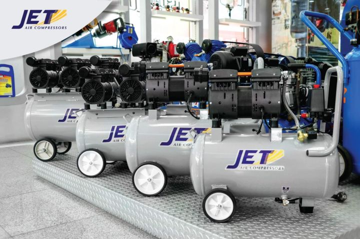 jet-ปั๊มลมเสียงเงียบ-2-มอเตอร์-50-ลิตร-โฉมใหม่