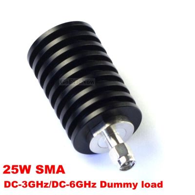 1 pcs RF Coaxial 25W SMA male connector Small 50 ohm DC-3GHz/DC-6GHz Dummy load Plug Electrical Connectors