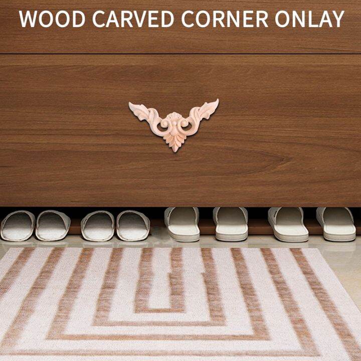 4pcs-8-8cm-wood-carved-corner-onlay-furniture-home-decorations-unpainted-applique