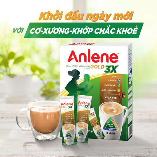 Combo 4 hộp sữa bột anlene 3x cafe 310gx4 - ảnh sản phẩm 4