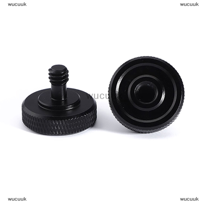 wucuuk-1-4-dual-nuts-tripod-mount-สกรู-double-layer-เกลียวสกรู-mount-adapter-black-camera-screw-mount-สำหรับแฟลชกล้อง