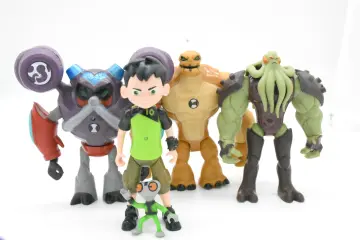 Ben 10 Action Figures Toy 11 PCS Set: Tennyson Four Arms Heatblast PVC  Model