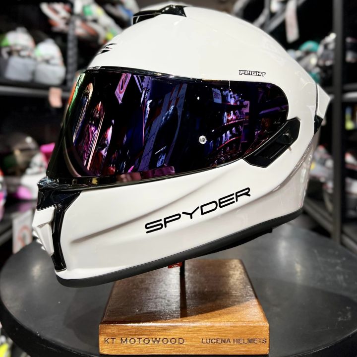 SPYDER FLIGHT Full Face Dual Visor Helmet w/ FREE EXTRA VISOR | Lazada PH