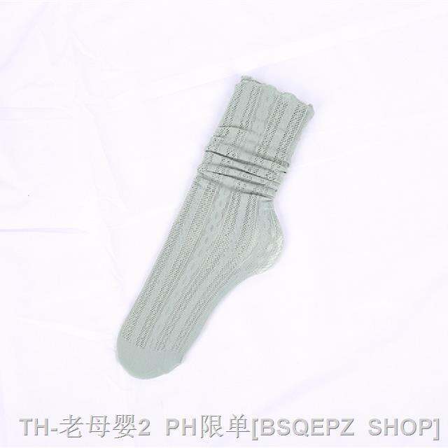 cc-new-fashion-womens-soft-fishnet-socks-breathable-split-piled-roll-hollow-out-stockings-dropship